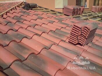 Монтаж и ремонт кровель из керамической черепицы .Более1500 м