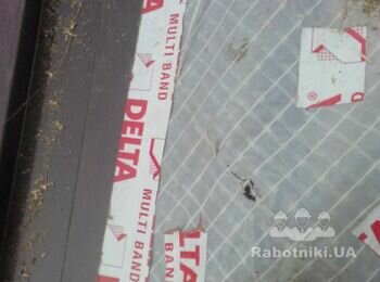Французкий бульвар Одесса. Ремонт кровли из керамической черепицы в в зоне Ендовой .