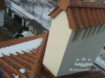 Сухой лиман Одесса. Монтаж кровли из керамической черепицы