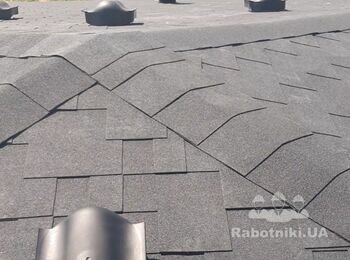Вапнярка Одесса Монтаж кровли из битумной черепицы