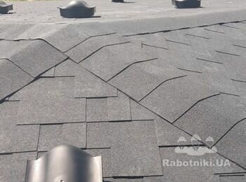 Вапнярка Одесса Монтаж кровли из битумной черепицы