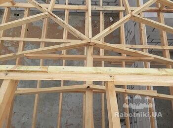 Черноморск. Одесса. Монтаж кровли из металлочерепицы в комплексе