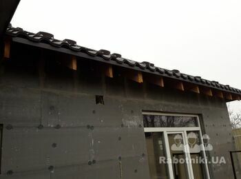 Ул.Коровицкого Слободка Одесса. Монтаж кровли из металлочерепицы