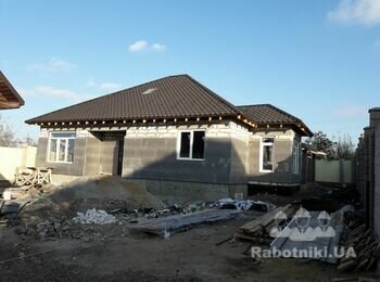 Ул.Коровицкого Слободка Одесса. Монтаж кровли из металлочерепицы