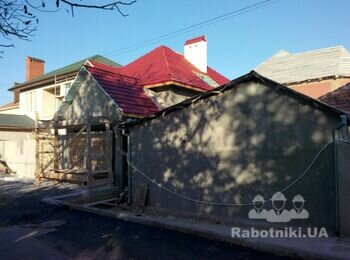 Ул.Ванцети Одесса. Монтаж кровли из металлочерепицы