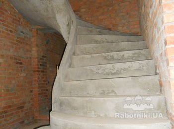 Лестницы бетонные с бортом
от 3600гр.1метр.подъема
