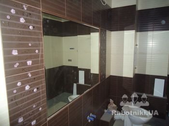 Совмесный сан. узел с встроенным зеркалом