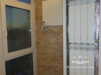 Оригинальное ришение монтажа радиаторов