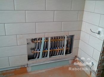 Гребенка на г. и х. воду второго этажа