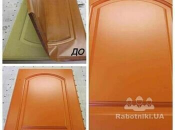 Заміна плівки фасадів на фарбу