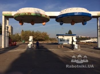 покраска заправки ANP  / ДО