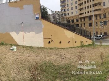 покраска заправки ANP Лукьяновка  / ДО
