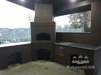 Зведення печі та її облицювання