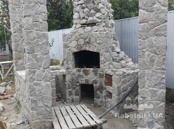 Влаштування печі з бутового каменю
