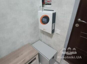 Київ - квартира резервна система 5квт год, інвертор 6,5квт, реленапруги - JSD Solar