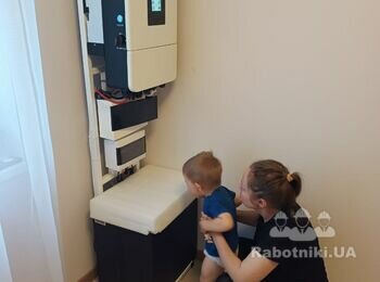 Ірпінь. - Будинок сонячні панелі 6,5кВт + інвертор Deye 6квт, резевр акум 12кВт год, реле напруги, щити захисту сонця, комплекс робіт - Deye + Longi