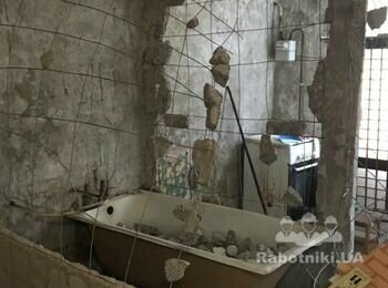 Демонтаж сантехкабины