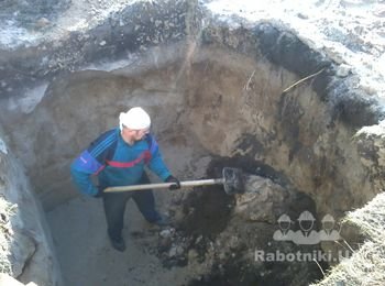 зачистка септіка після обвалу.Ігор.