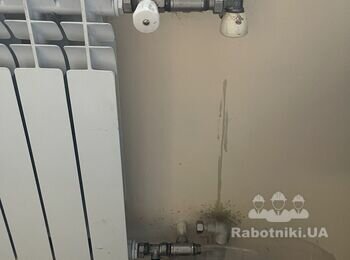 Заміна труб та радіаторів до/після