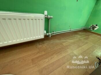 Заміна труб та радіаторів до/після
