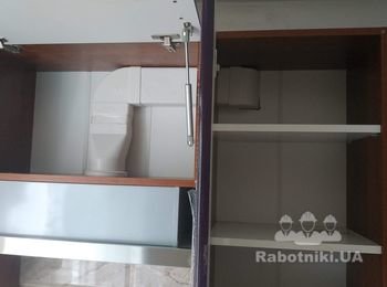 Монтаж короба для вытяжки.