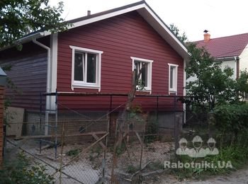 Дом из СИП панелей. Обшивка фиброцементным сайдингом Сedral. Ливневка. Подшивка свесов