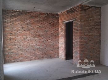 Монтаж перегородок з цегли по вул. Тараса Шевченка м. Київ
