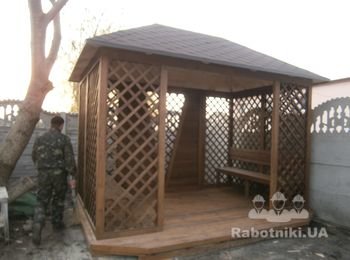 Беседка в Глевахе