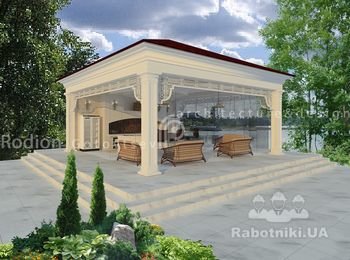 Беседка для барбекю