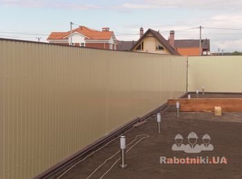 Забор из профлиста