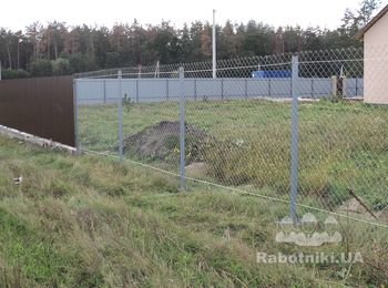 Забор комбинированный