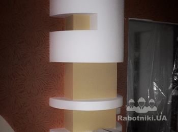 Креативно можно обшить колону)
