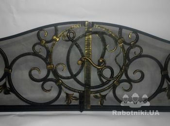 Каминная дверца.