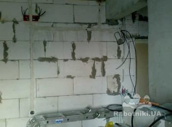 монтаж электропроводки в первой квартире на Говорова