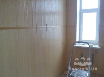 Бамбуковые обои. 2 человека, 3 дня, 50м.кв.