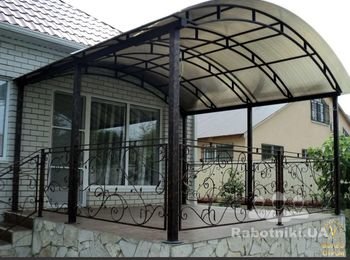 металлоконструкции навесов и беседок