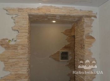 декорирование искусственным камнем