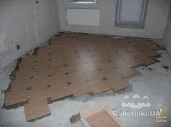 устройство пола в квартире из плитки