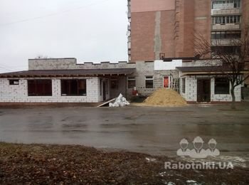Утепление, штукатурка, покраска фасада магазина 2017г.