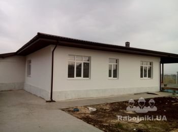 Утепление, декоративная штукатурка, покраска фасада 2018г.