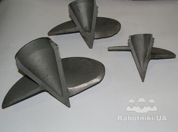 Литой наконечник в разрезе