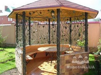 Уютная беседка для дома