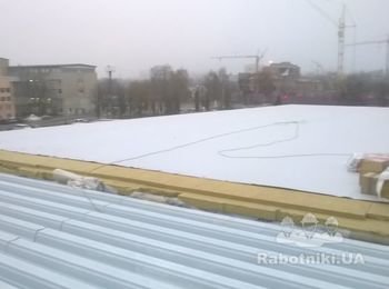 Устройство кровли из ПВХ мембраны