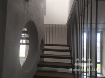 подвесная больцевая лестница в стиле Loft