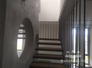 подвесная больцевая лестница в стиле Loft