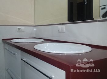 Столешница в ванную комнату. Киев