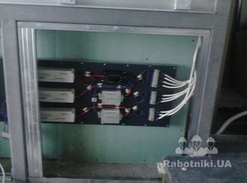 Сборка 12 В (блок питания,контроллеры) на подсветку стены