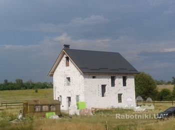 Дом из газоблока, Гостомель