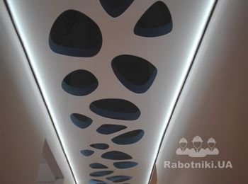 Резные натяжные потолки