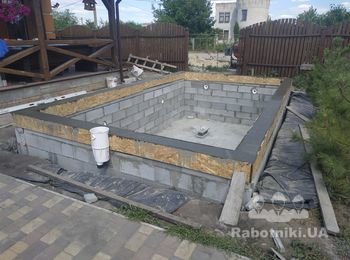 Частный бассейн,Партизанское Днепропетровская область.
